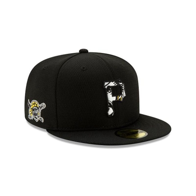 Pittsburgh Pirates Gorra | New Era MLB 2021 Spring Training 59fifty Fitted Cap Mexico - Negros